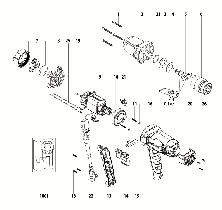 Metabo d 72622 схема