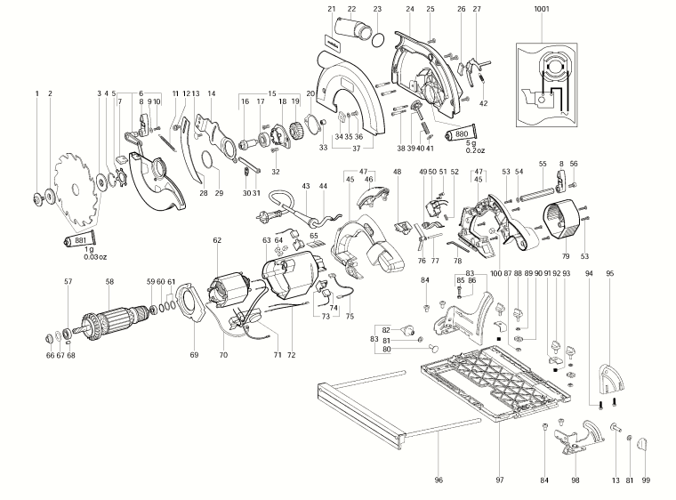 Запчасти, схема и деталировка Metabo KSE 68 PLUS (6.00545.00) (ТИП 00545000)