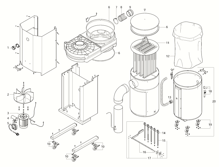 Запчасти, схема и деталировка Metabo SPA 2002 W (ТИП 0130200100 10)