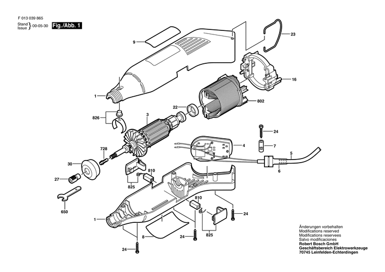 Запчасти, схема и деталировка Dremel 400, 398 (ТИП F013039845)