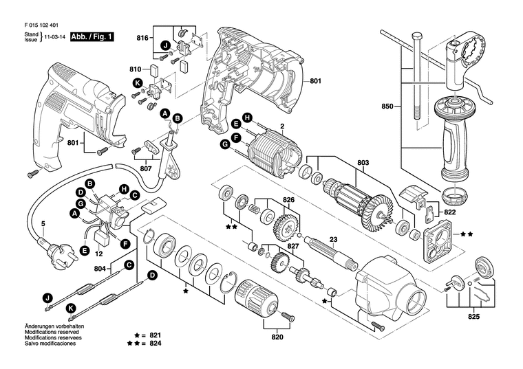 Запчасти, схема и деталировка Skil 1023 (ТИП F015102301)