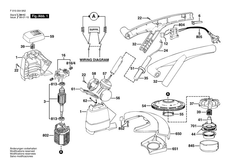 Запчасти, схема и деталировка Skil 548H2 (ТИП F0150548A2)