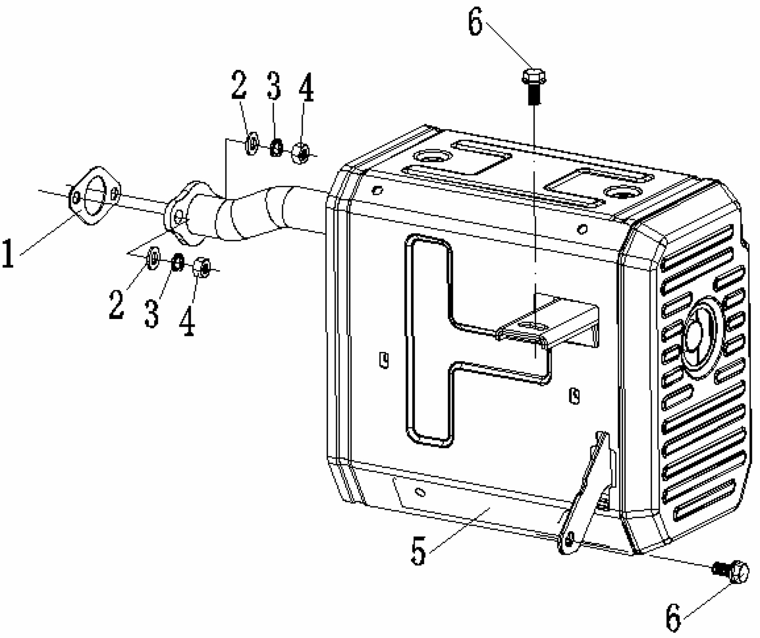 Запчасти, схема и деталировка Fubag BS 6600 (838298) Рама в сборе