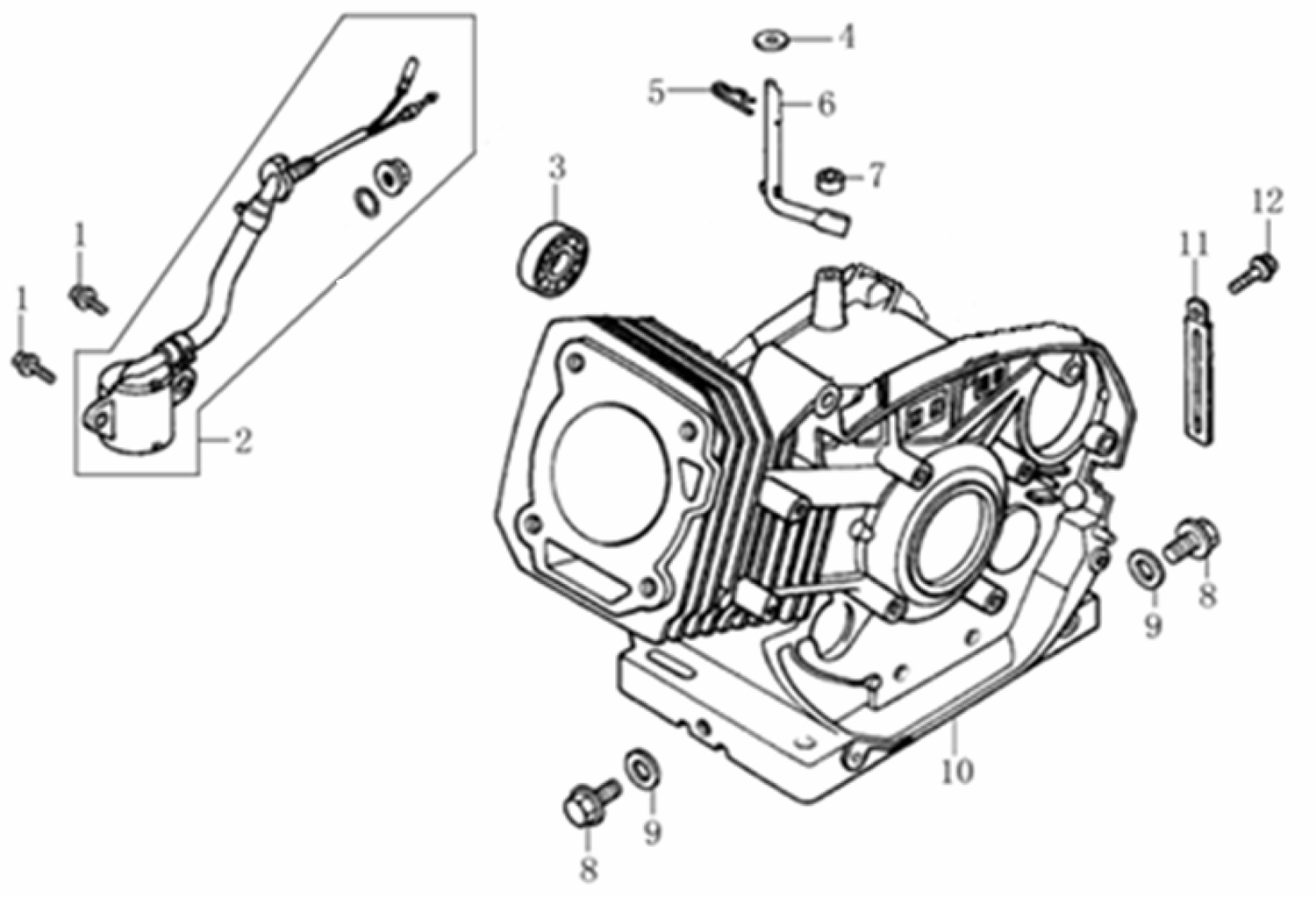 Запчасти, схема и деталировка Fubag BS 6600 (838797) Картер