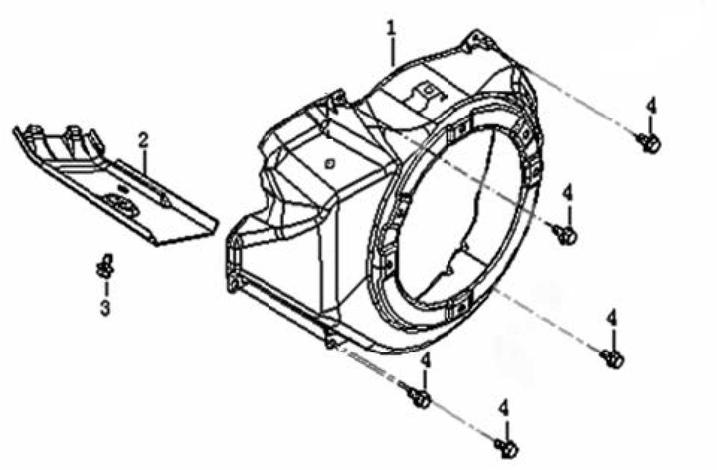 Запчасти, схема и деталировка Fubag BS 6600 DA ES (838 758) Кожух