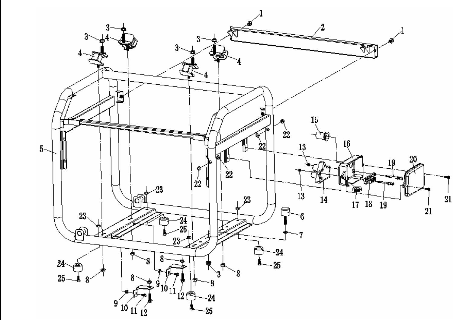 Запчасти, схема и деталировка Fubag WHS 210 DC (838240) Часть 4