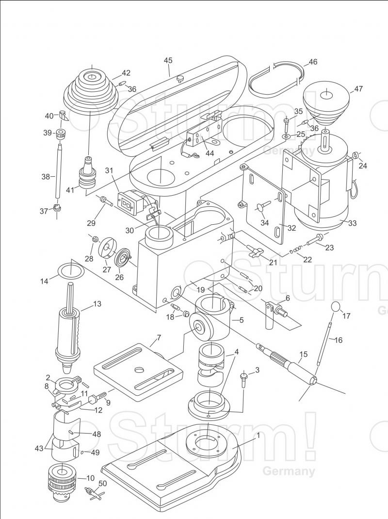 Запчасти, схема и деталировка Sturm BD7037